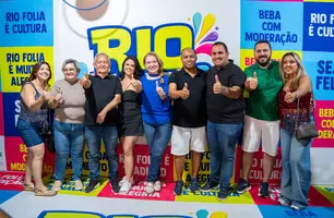 Deputada Simone Pereira participa do Rio Folia 2026 em Rio Grande do Piauí (Foto: Reprodução)
