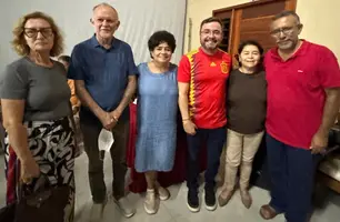 Deputado Fábio Novo participa de encontro com lideranças políticas em Parnaíba (Foto: Reprodução/Redes Sociais)