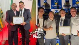 Deputado Hélio Rodrigues recebe cidadania honorária de Angical do Piauí (Foto: Reprodução)
