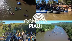 Descida de Boia reúne multidão e abre festa dos 88 anos de Ribeiro Gonçalves (Foto: Conecta Piauí)