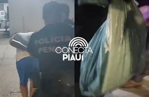 Detento é preso ao tentar entrar com drogas em unidade prisional de Teresina (Foto: Repórter 12)