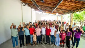 Dobradinha de Vinícius Dias e Merlong Solano ganha força em José de Freitas (Foto: Reprodução)