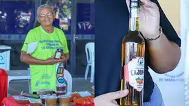 Doce de fava e fermentado de caju encantam visitantes na Feira da Agricultura (Foto: Foto: Geirlys Silva)