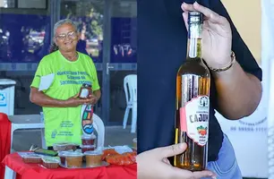 Doce de fava e fermentado de caju encantam visitantes na Feira da Agricultura (Foto: Foto: Geirlys Silva)