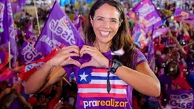 Dra Gisele oficializa pré-candidatura de deputada federal em convenção do MDB (Foto: Reprodução)