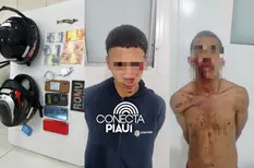 Dupla é presa após roubo a moto-uber e tentativa de assalto em Timon