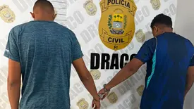 Dupla é presa suspeita de matar policial militar na zona Sul de Teresina (Foto: Divulgação/Polícia Civil)