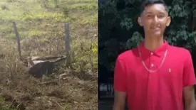 Felipe Valadares da Silva vítima da colisão contra o cavalo (Foto: Reprodução)
