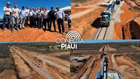 Ferrovia Transnordestina supera 80% de execução e acelera operação no Piauí (Foto: Conecta Piauí)