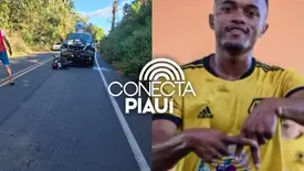 Gari morre após colisão entre moto e caminhonete na zona Leste de Teresina (Foto: Reprodução)