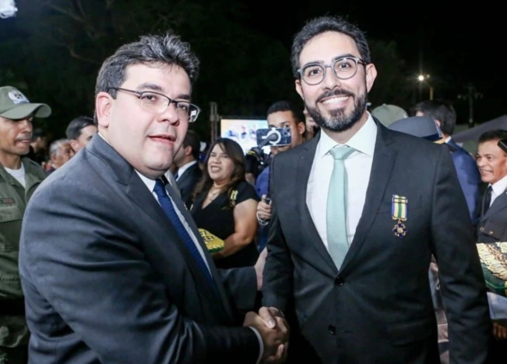 Governador Rafael Fonteles e advogado Pedro Rocha