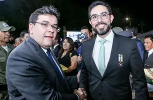 Governador Rafael Fonteles e advogado Pedro Rocha (Foto: Divulgação)