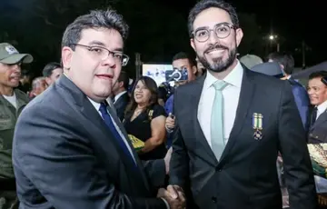 Governador Rafael Fonteles e advogado Pedro Rocha