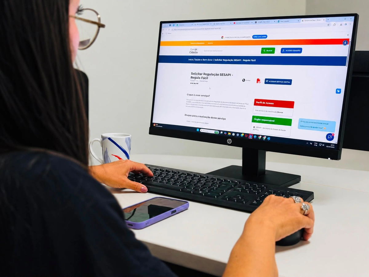 Gov.pi Cidadão permite solicitar consultas e exames pelo WhatsApp da Sesapi