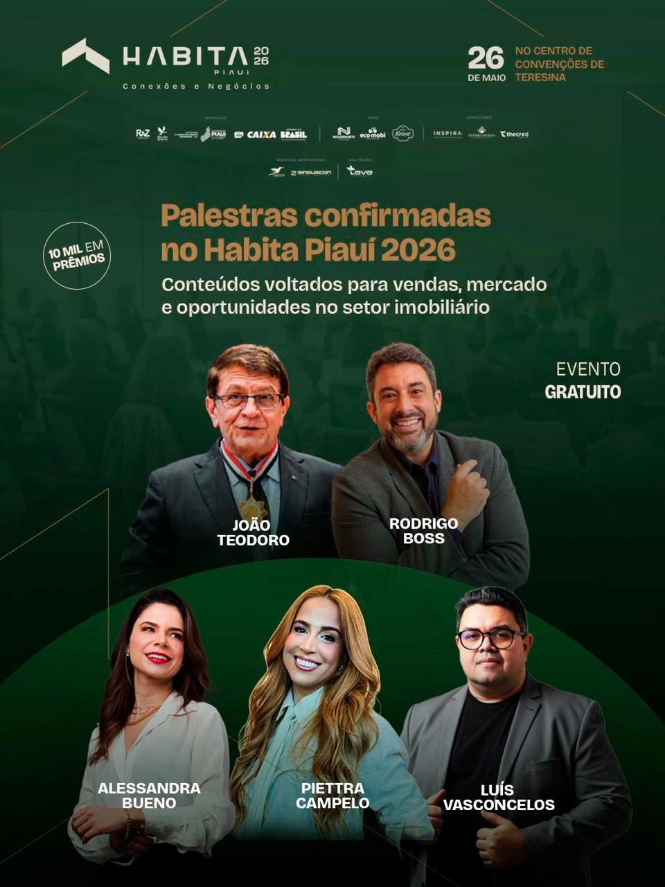 HABITA PIAUÍ 2026 reúne mercado imobiliário em grande evento em Teresina