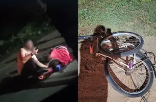 Homem é atropelado duas vezes após acidente com caminhonete no litoral do Piauí (Foto: Reprodução)