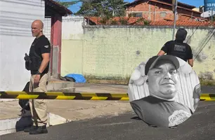 Homem é morto a tiros em frente a estabelecimento na zona Norte de Teresina (Foto: Kassio Cavalcante/Conecta Piauí)