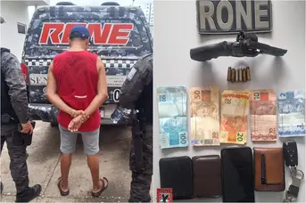 Homem é preso com revólver calibre .38 durante blitz da Operação Raio em Teresina