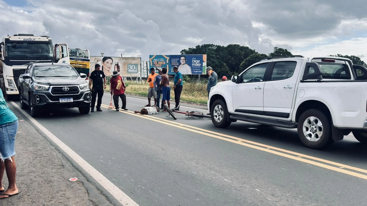 Homem é socorrido após se jogar na frente de veículo na BR-343, em Campo Maior