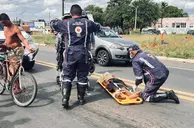 Homem é socorrido após se jogar na frente de veículo na BR-343, em Campo Maior