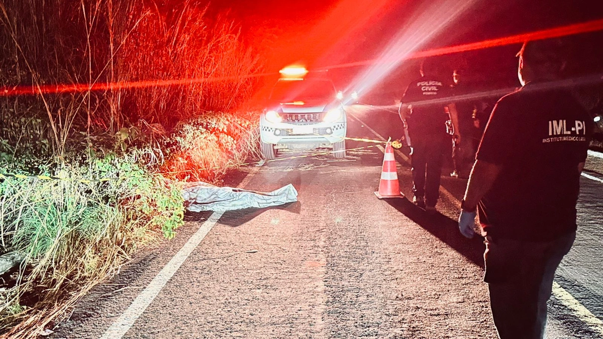 Homem morre após ser atingido por retrovisor de caminhão na PI-115, em Campo Maior