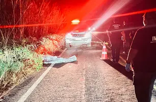 Homem morre após ser atingido por retrovisor de caminhão na PI-115, em Campo Maior (Foto: Reprodução)