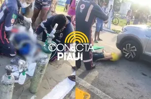 Homem morre em grave colisão entre carro e motocicleta na BR-343, em Parnaíba (Foto: Reprodução)