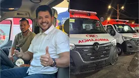 Hugo Napoleão recebe nova ambulância para reforçar atendimento na rede municipal (Foto: Portal R10)