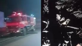 Incêndio destrói loja de peças e acessórios para motocicletas em Simplício Mendes (Foto: Reprodução/Corpo de Bombeiros)