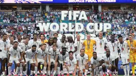 Inglaterra vence França por 6 a 4 e conquista o terceiro lugar da Copa (Foto: @england)