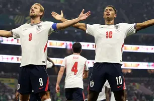 Inglaterra vence México e europeus dominam até então nas oitavas de final da Copa (Foto: Reprodução/Instagram Inglaterra)