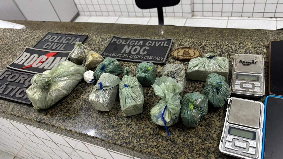 'Jamaica' e outras três pessoas são presas suspeitas de tráfico em Parnaíba