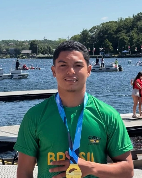 João Pedro Silva, atleta piauiense de canoagem