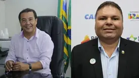Jonas Moura e Admaelton Bezerra são coordenadores da pré-campanha de Júlio César (Foto: Reprodução)