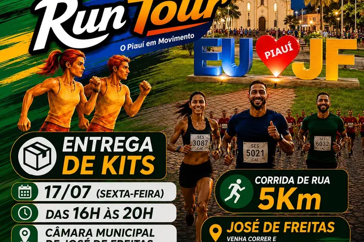 José de Freitas recebe terceira etapa do Piauí Run Tour neste sábado (18)