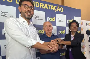 Júlio César oficializa Rosário Bezerra e Pedro Rocha como suplentes ao Senado (Foto: Conecta Piauí)