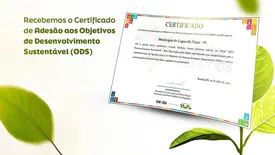 Lagoa do Piauí recebe certificado por adesão aos Objetivos Sustentáveis (Foto: Reprodução)