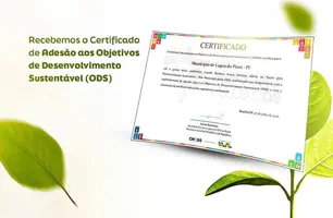 Lagoa do Piauí recebe certificado por adesão aos Objetivos Sustentáveis (Foto: Reprodução)
