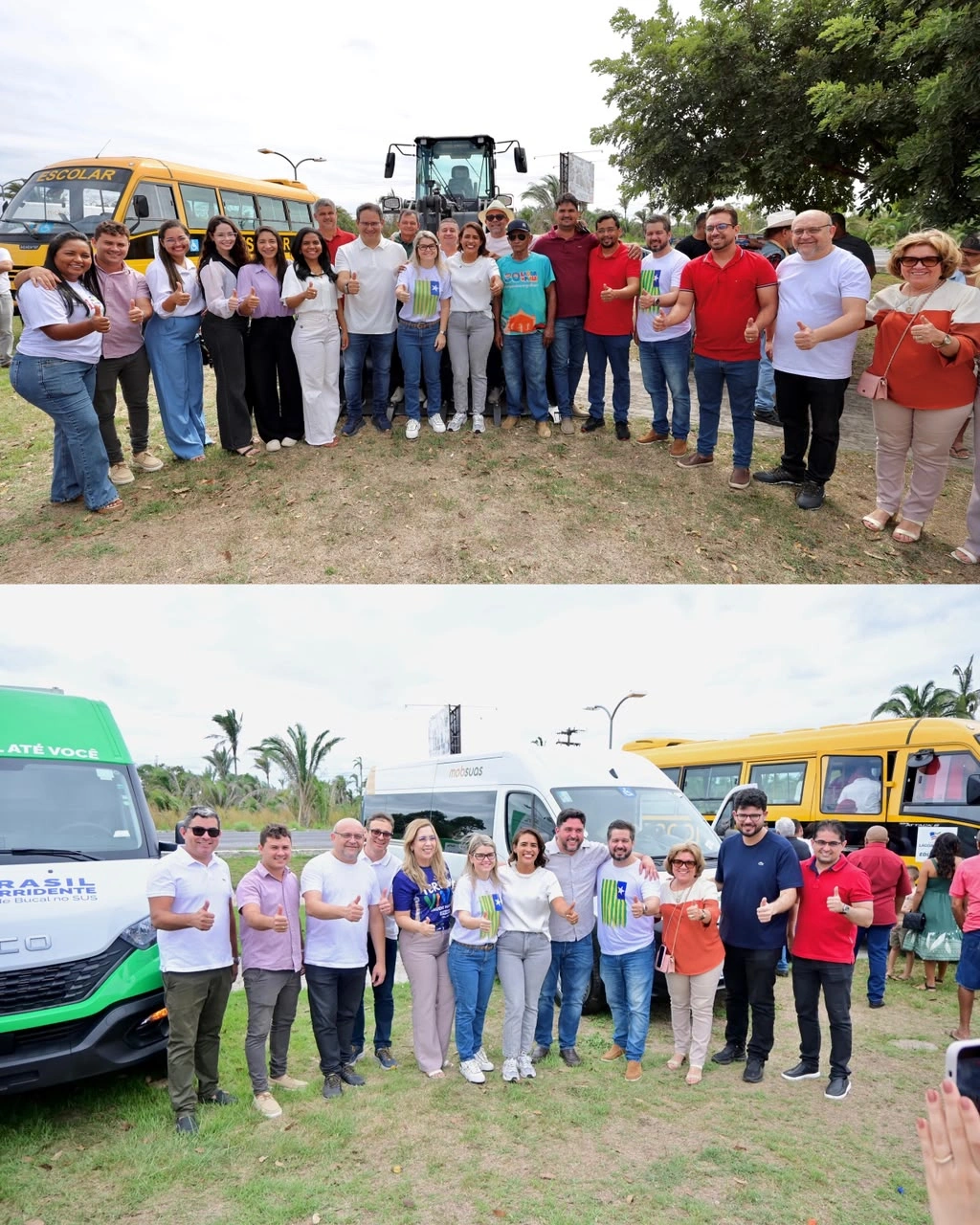 Lagoa do Piauí recebe veículos e anuncia novas obras para saúde e infraestrutura