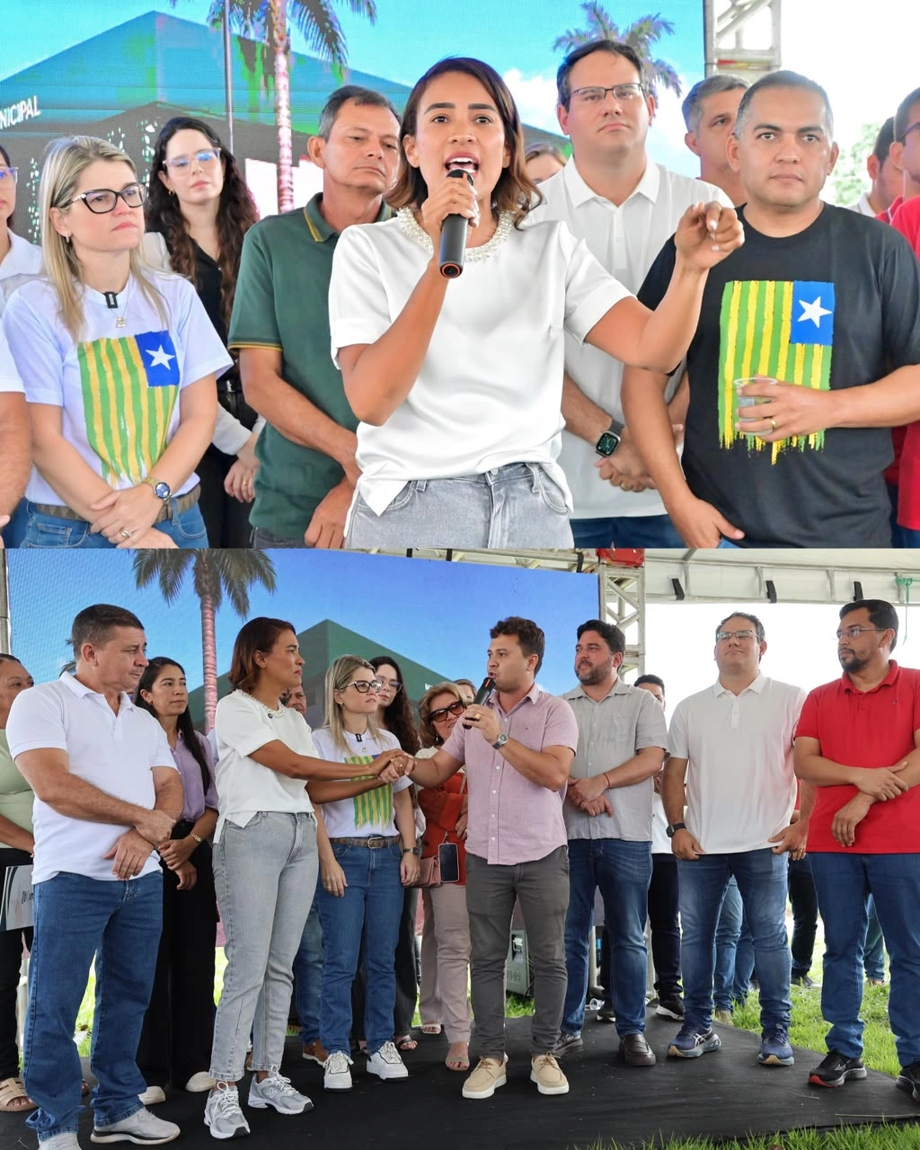Lagoa do Piauí recebe veículos e anuncia novas obras para saúde e infraestrutura