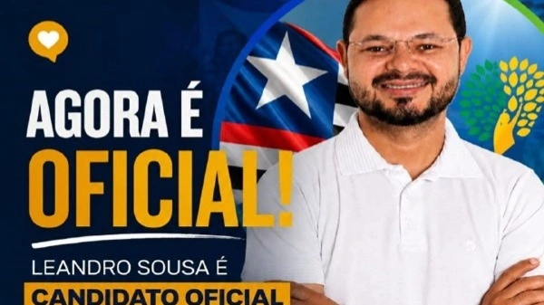 Leandro Sousa é oficialmente candidato a deputado federal