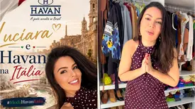 Luciara Moura disputa campanha da Havan para representar a marca na Itália (Foto: Reprodução)