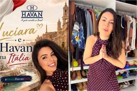 Luciara Moura disputa campanha da Havan para representar a marca na Itália