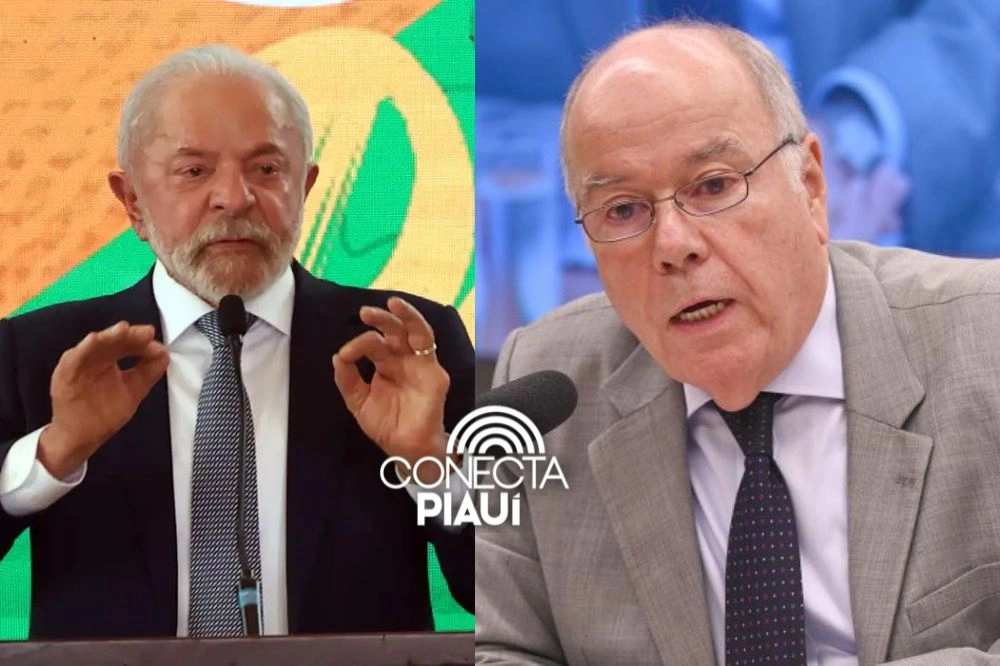 Lula discute reação a tarifa dos EUA com Mauro Vieira