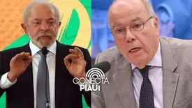 Lula discute reação a tarifa dos EUA com Mauro Vieira (Foto: Reprodução)