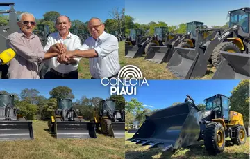 Marcelo Castro entrega pás carregadeiras para fortalecer municípios do Piauí