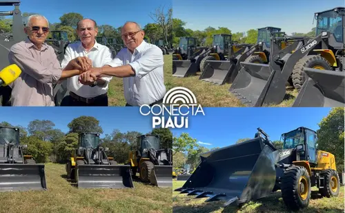 Marcelo Castro entrega pás carregadeiras para fortalecer municípios do Piauí