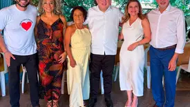Marcus Kalume participa de confraternização após entrega de cidadanias em Floriano (Foto: Reprodução)
