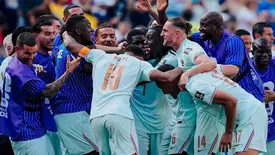 Mbappé e Dembélé marcam, França vence Marrocos e avança à semifinal da Copa (Foto: Reprodução)