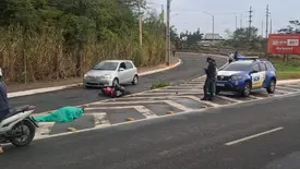 Motociclista morre após perder controle da moto em curva na zona Sul de Teresina (Foto: Reprodução)